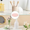 Unique Bargains Diatomite Water Absorbent Non-Slip Soap Dish Drying Mats 4" x 4" 5 Pcs - 4 of 4