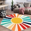 Washable Rugs Area Rugs for Living Room Bohemian Rugs for Bedroom Large Carpets Ultra Soft Faux Wool Dining Room Rug Non Slip&Non-Shedding - 2 of 4
