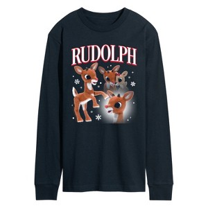 Men's - Rudolph - Rudolph Bootleg Long Sleeve Graphic T-Shirt - 1 of 3