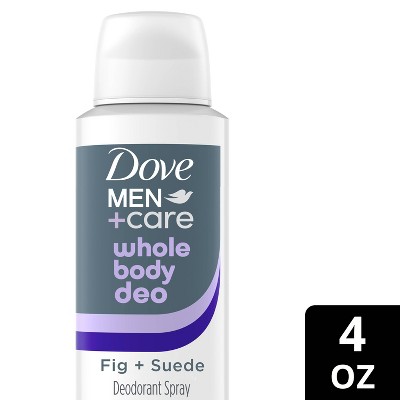 Dove Men+Care Whole Body Aluminum Free Deodorant Spray - Fig & Suede - 4oz