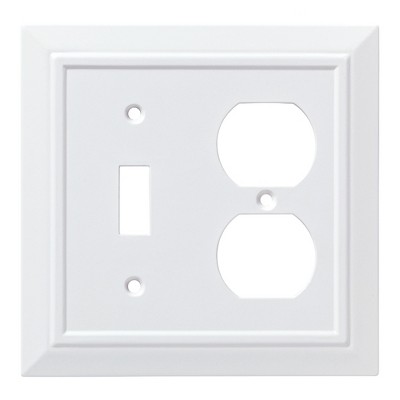 Franklin Brass Classic Architecture Switch/Duplex Wall Plate White
