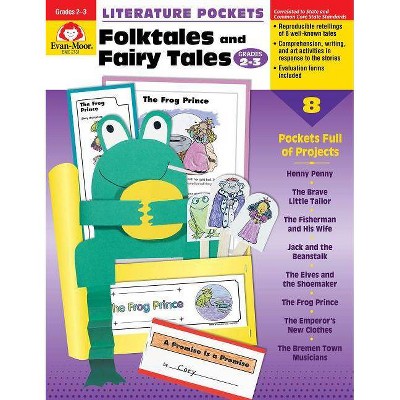 Folktales Fairy Tales Grade 2-3 - (Literature Pockets) by  Evan-Moor Educational Publishers (Paperback)