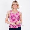 Calypsa Women's Maya Tankini Swim Top With Built-in Bra Plus Size - 4 of 4