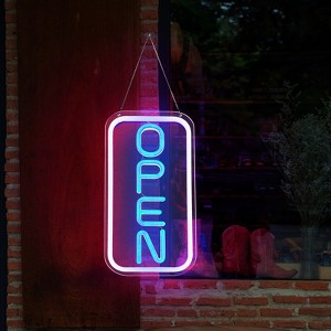 Hachikiko "OPEN" LED Neon Sign - 1 of 4