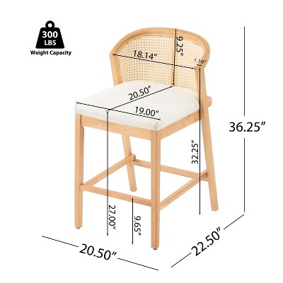 Christopher Knight Home Mansoor Counter Stools - Thumbnail 5