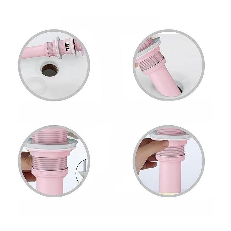 Dorence Pop-Up Drain Kit Effortless Installation & Prevent Clogged Sinks - Pink, 2 of 4