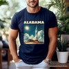 Retro Alabama State Rocket Launch T-Shirt, NASA Space Center Tee and Huntsville Souvenir | OrnamentallyYou - 4 of 4
