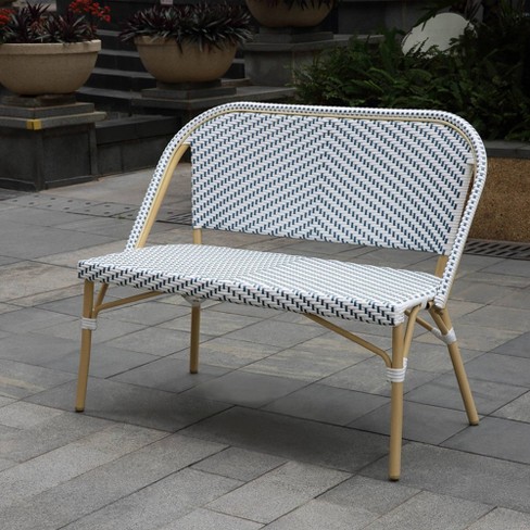 Rattan best sale bench target