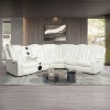 Home Imports Emporium Deluxe Theater-Style Motion Sofa with Adjustable Headrest - 2 of 4
