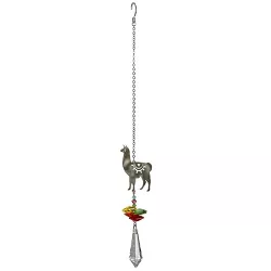 Woodstock Chimes Woodstock Rainbow Makers Collection, Crystal Fantasy, 4.5'' Llama Crystal Suncatcher CFLL