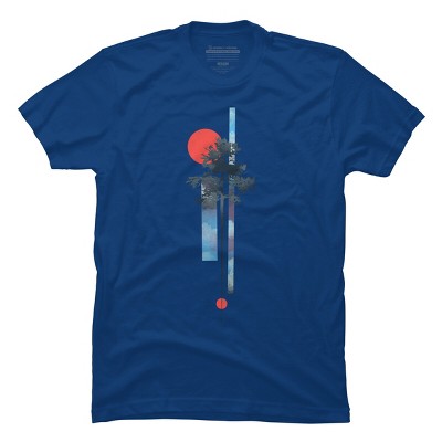 Men's Design By Humans Abstract Nature By airiestudio T-Shirt