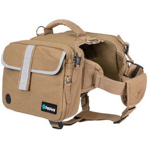 PetAmi Dog Backpack, Saddle Bag For Dogs to Wear, Harness Reflective Safety Side Pockets, Hiking Camping Vest Pack for Travel - 1 of 4
