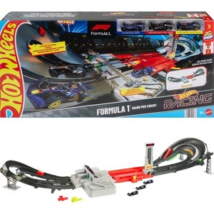 Hot Wheels Race Formula 1 Grand Prix Circuit Track 3pk 1:64 Scale Die-Cast Toy Cars - 1 of 4