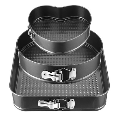 iMounTEK 3-Piece Nonstick Springform Cake Pan Set with Removable Bottom