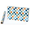 20 sq ft Father's Day Wrapping Paper Colorful Checker - 2 of 2