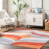 Nuloom Ilana Retro Pet Friendly Machine Washable Kids Area Rug, 3' 3" x 5', Orange - 2 of 4
