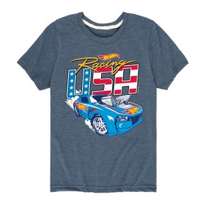 Boys' - Hot Wheels - Racing USA Short Sleeve Graphic T-Shirt - 1 of 4