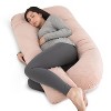 PharMeDoc Pregnancy Pillow, U-Shape Full Body Maternity Pillow, Velvet Cover - 2 of 4