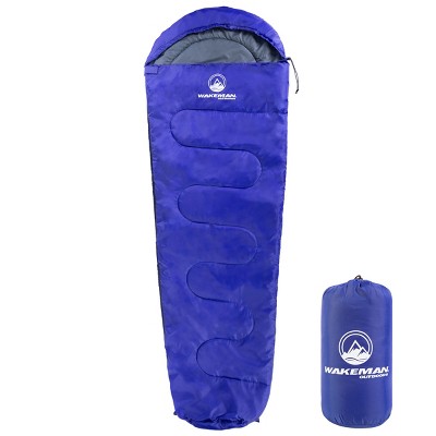 Costway Folding Sleeping Pad, Self Inflating Camping Mattress with Carrying  Bag Blue