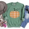 Simply Sage Market Women's Graphic Sweatshirt Orange Plaid Pumpkin - 2 of 4