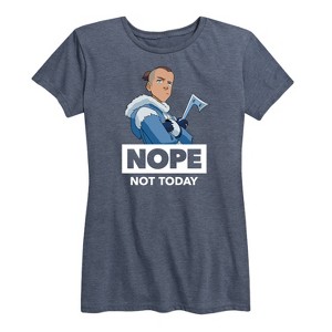 Women's - Avatar: The Last Airbender - Sokka Nope Short Sleeve Graphic T-Shirt - 1 of 4