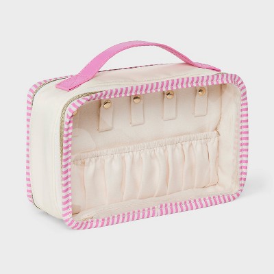 Multi-Function Travel Jewelry Organizer Case - Wild Fable™ Cream/Pink