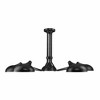 Z-Lite Bellamy 5 - Light Semi-Flush Mount in  Matte Black - 4 of 4