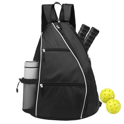 Unique Bargains Lightweight Durable Water Resistant Multi-Functional Tennis Pickleball Sling Bags 1 Pc