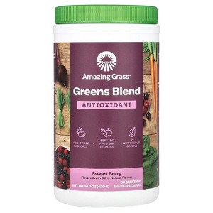 Amazing Grass Greens Blend, Antioxidant, Sweet Berry, 14.8 oz (420 g) - 1 of 2