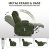 Massage Recliner Chair, Ultra-Comfortable Reclining (135° Adjustable), Dual Cup Holders & Side Storage Pockets, Easy Tool Assembly - 4 of 4
