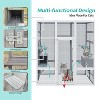 62.6" Outdoor Wooden Cat House Large Catio, Solid Wood Cat Cage Shelter Enclosure Playpen with Anti-UV& Waterproof, 7 Platforms and 2 Resting Boxes - 4 of 4