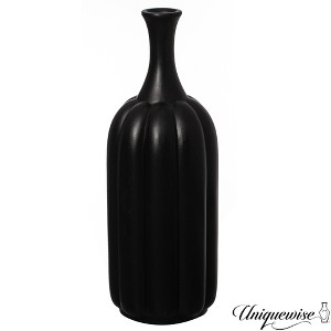 Uniquewise 35" Tall Fiberglass Floor Vase Modern Flower Holder for Pampas Grass Fake Plants & Floral Arrangements - 1 of 4
