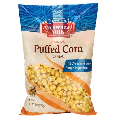 Arrowhead Mills Puffed Corn Cereal 6 oz Pkg.