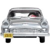 1956 Ford Thunderbird Gray Metallic with Raven Black Top 1/87 (HO) Scale Diecast Model Car by Oxford Diecast - 3 of 4