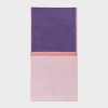 XL 'WOW' Reversible Beach Towel Peach/Pink/Purple - Sun Squad™ - image 3 of 4