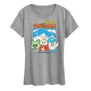Women's - Pokémon - Paldea Friends Short Sleeve Graphic T-Shirt - 1 of 4