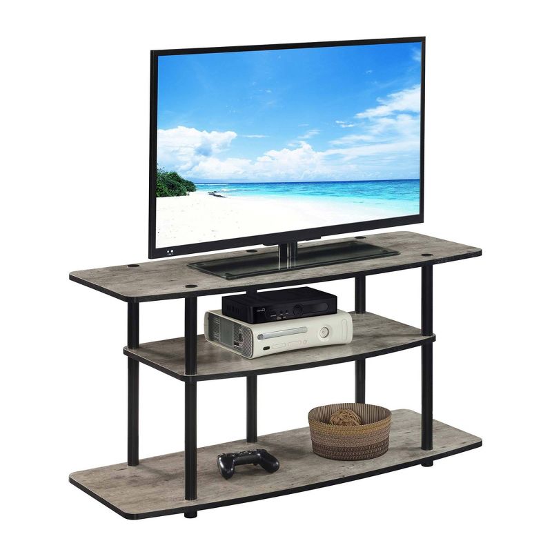 Designs2Go 3 Tier Wide TV Stand for TVs up to 43" - Breighton Home, 4 of 8