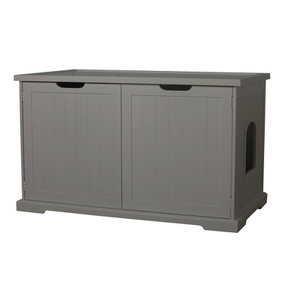 Merry Products Decorative Bench with Enclosed Cat Litter Washroom Box
