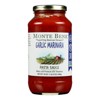 Monte Bene Garlic Marinara Pasta Sauce - Case of 6/24 fz - 2 of 4