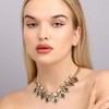 SOHI Women's Sapphire Blue Party Stone Collar Neckace - 4 of 4