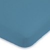 Warner Brothers Batman - Blue Yellow and Grey 4 Piece Toddler Bed Set - Comforter, Flat Top Sheet, Fitted Bottom Sheet, Reversible Pillowcase - 3 of 4