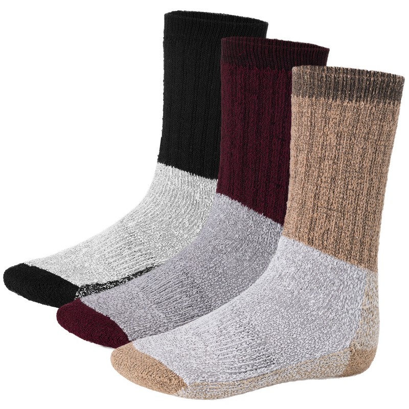 Debra Weitzner Merino Wool Crew Socks, 3-Pack