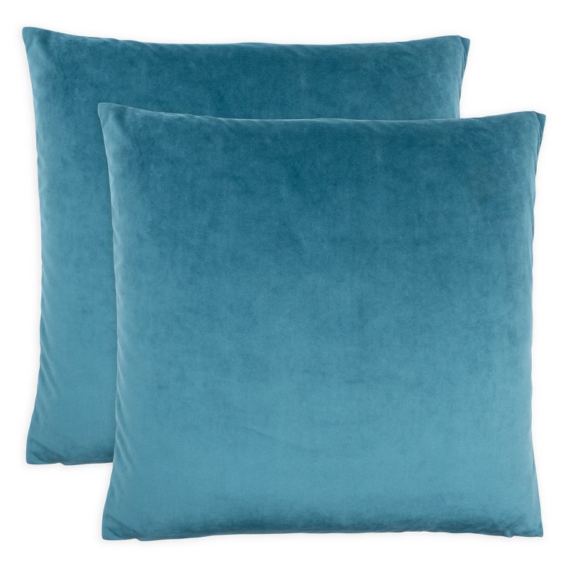 KAF Home Velvet Set of 2 Pillow Covers - 20" x 20", 1 of 5