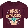 Men's - Star Wars - The Mandalorian Snack Enthusiast Grogu Short Sleeve Graphic T-Shirt - 2 of 4