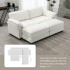 CIPACHO Free Combination Modular Convertible Sectional Sofa Bed Set, 4 Seat Upholstered Sleeper Corner Couch, Deep-Seat Loveseat with Ottoman,Colors - 2 of 4