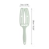 Unique Bargains Simple Portable Hollow Comb Hair Brush 1 Pc - 2 of 4
