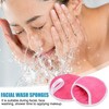 Unique Bargains Cleansing Daily Face Wash Sponges Exfoliating Fingers Glove 4 Pcs - 2 of 4