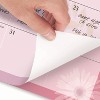 Paper Flowers Desk Pad, Floral Artwork, 22 x 17, Black Binding, Clear Corners, 12-Month (Jan to Dec): 2026 - 4 of 4