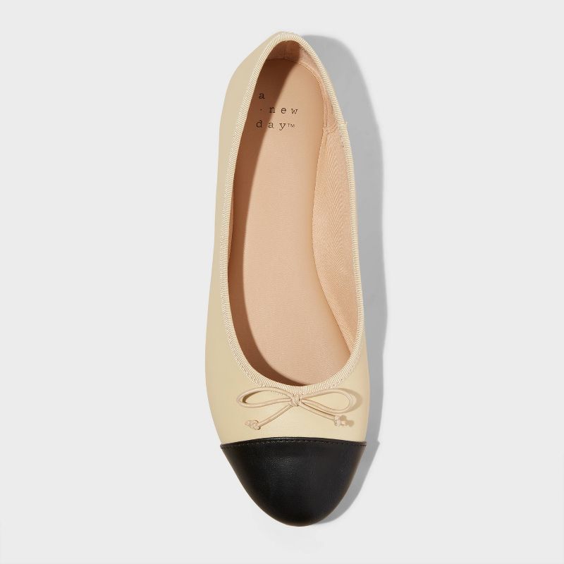 Women's Janie Ballet Flats with Memory Foam Insole - A New Day™, 4 of 10