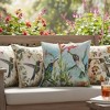 Hummingbird Print Pillow – 18 Inch Climaweave by Manual Woodworkers and Weavers - 2 of 3